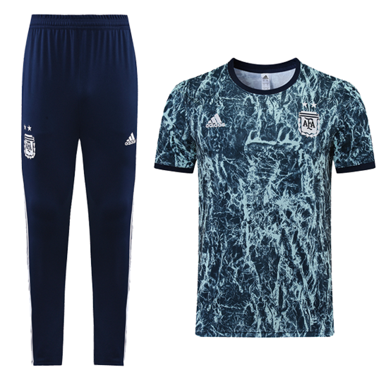 2021/22 Argentina Blue Training Kits Shirt with Pants